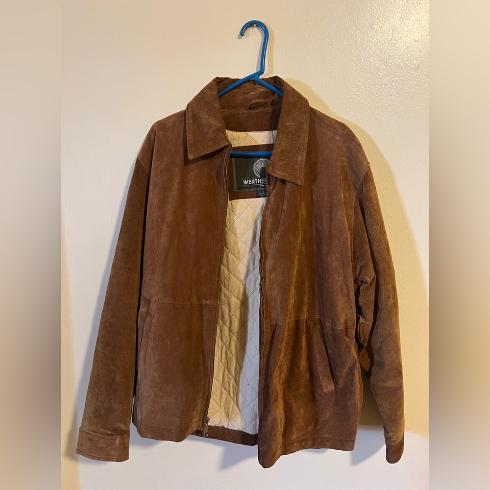 Weatherproof Tan Suede Jacket